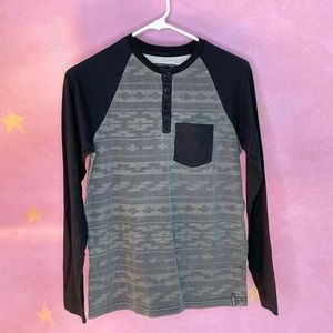 Valor Boys Baseball Long Sleeve Knit Top Medium